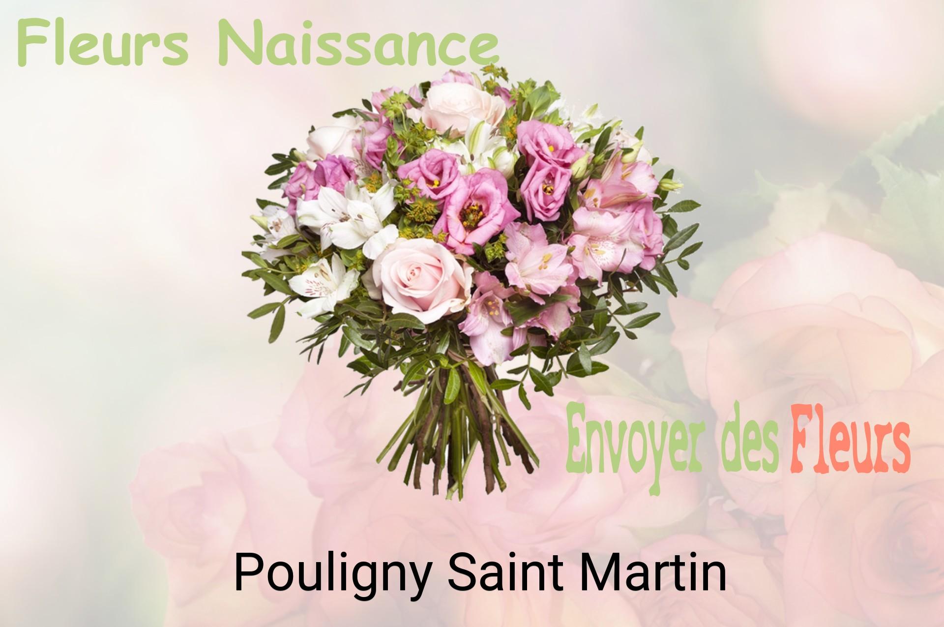 Bouquet de fleurs de naissance livré à Pouligny-Saint-Martin